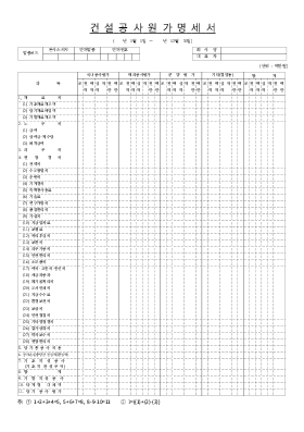 건설공사원가명세서 건설공사원가명세서